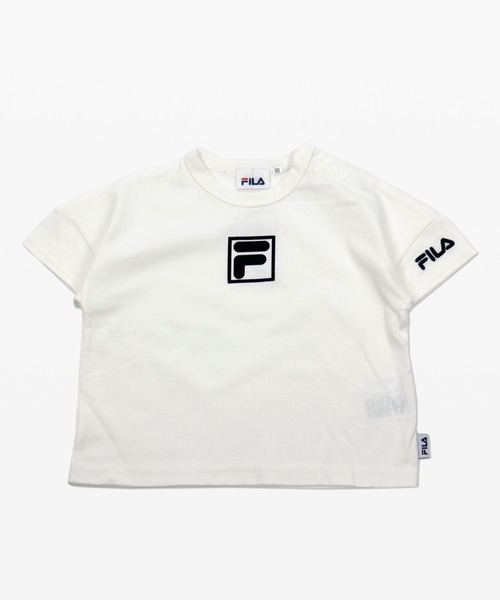 FILA（フィラ）の「FILA / フィラ ロゴ半袖Tシャツ（Tシャツ/カットソー・キッズ・G/O/F/C/I/K/J/B/D/L/A/P/N/H/M/E・120cm/130cm/110cm/80ｃｍ/100cm/90cm）」の9枚目の写真
