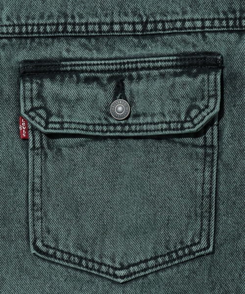 Levi's(リーバイス)の「STAYLOOSE TYPE II NIGHT VISION トラッカージャケット(デニムジャケット・メンズ・グリーン・XL/M/S/L)」の12枚目の写真