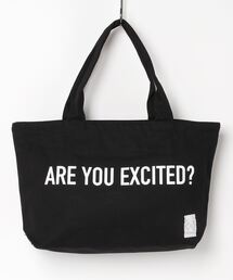 blank by words（ブランクバイワーズ）の「キャンバストートバッグ  「ARE YOU EXCITED？」（トートバッグ）」