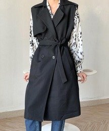 LAFFMO（ラフモ）の「ノースリーブテーラードロングベスト・ジレ（ベスト）」