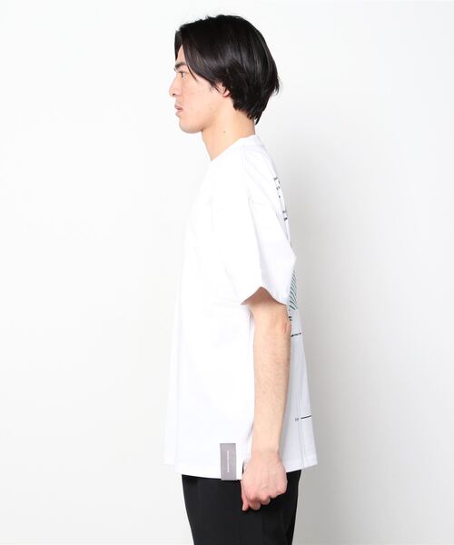 A4A(エーフォーエー)の「A4A/エーフォーエー/BLOCK SST(Tシャツ/カットソー・メンズ・ホワイト/ブラック・FREE)」の4枚目の写真