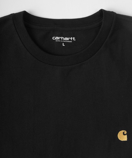 Carhartt WIP(カーハートダブリューアイピー)の「【Carhartt/カーハート】 ワンポイント ブランドロゴ刺繍 半袖Tシャツ/CHASE T-SHIRT(Tシャツ/カットソー・レディース・ホワイト/ライトブルー/ブラック/ネイビー/オリーブ/ピンク/ミント・M/L/XL)」の14枚目の写真