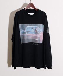 JANESMITH ジェーンスミス / SATURDAYS LONG SLEEVE T-SHIRT グラフィックプリントビッグシルエットロンT / 22WCT-#457S-CA