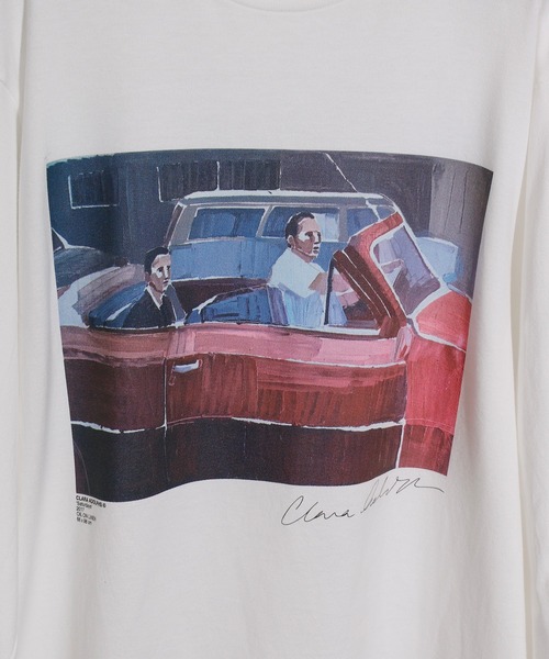 JANESMITH（ジェーンスミス）の「JANESMITH ジェーンスミス / SATURDAYS LONG SLEEVE T-SHIRT グラフィックプリントビッグシルエットロンT / 22WCT-#457S-CA（Tシャツ/カットソー・レディース・ホワイト/ブラック・SMALL/MEDIUM/LARGE/X-LARGE）」の13枚目の写真