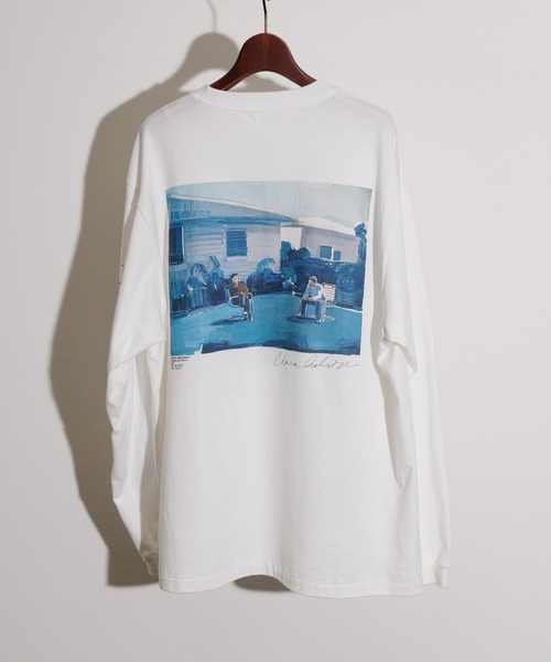 JANESMITH（ジェーンスミス）の「JANESMITH ジェーンスミス / SATURDAYS LONG SLEEVE T-SHIRT グラフィックプリントビッグシルエットロンT / 22WCT-#457S-CA（Tシャツ/カットソー・レディース・ホワイト/ブラック・SMALL/MEDIUM/LARGE/X-LARGE）」の3枚目の写真