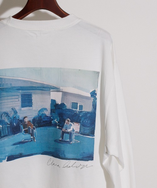 JANESMITH（ジェーンスミス）の「JANESMITH ジェーンスミス / SATURDAYS LONG SLEEVE T-SHIRT グラフィックプリントビッグシルエットロンT / 22WCT-#457S-CA（Tシャツ/カットソー・レディース・ホワイト/ブラック・SMALL/MEDIUM/LARGE/X-LARGE）」の7枚目の写真