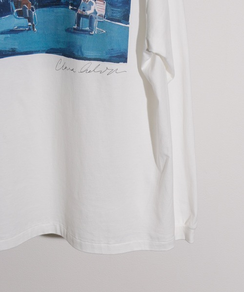 JANESMITH（ジェーンスミス）の「JANESMITH ジェーンスミス / SATURDAYS LONG SLEEVE T-SHIRT グラフィックプリントビッグシルエットロンT / 22WCT-#457S-CA（Tシャツ/カットソー・レディース・ホワイト/ブラック・SMALL/MEDIUM/LARGE/X-LARGE）」の9枚目の写真