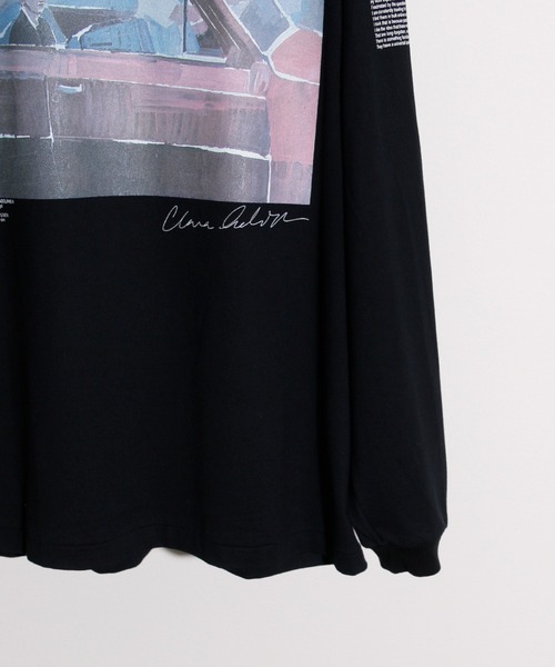 JANESMITH（ジェーンスミス）の「JANESMITH ジェーンスミス / SATURDAYS LONG SLEEVE T-SHIRT グラフィックプリントビッグシルエットロンT / 22WCT-#457S-CA（Tシャツ/カットソー・レディース・ホワイト/ブラック・SMALL/MEDIUM/LARGE/X-LARGE）」の4枚目の写真
