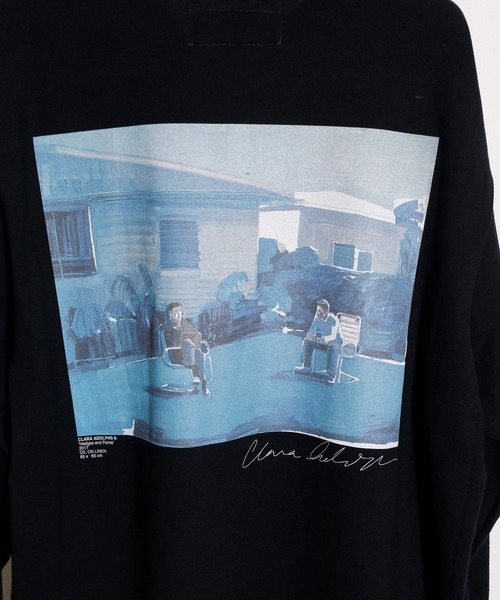 JANESMITH（ジェーンスミス）の「JANESMITH ジェーンスミス / SATURDAYS LONG SLEEVE T-SHIRT グラフィックプリントビッグシルエットロンT / 22WCT-#457S-CA（Tシャツ/カットソー・レディース・ホワイト/ブラック・SMALL/MEDIUM/LARGE/X-LARGE）」の5枚目の写真