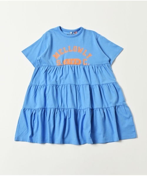 Life Support Products（ライフサポートプロダクツ）の「【コットンUSA】ティアード半袖ワンピース（90～150cm）（ワンピース・キッズ・ブラック/レッド/ブルー/グリーン・100/110/120/130/140/150/90）」の4枚目の写真