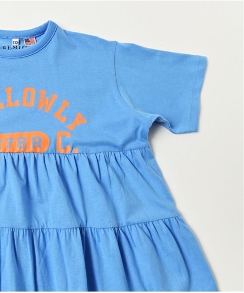Life Support Products（ライフサポートプロダクツ）の「【コットンUSA】ティアード半袖ワンピース（90～150cm）（ワンピース・キッズ・ブラック/レッド/ブルー/グリーン・100/110/120/130/140/150/90）」の5枚目の写真