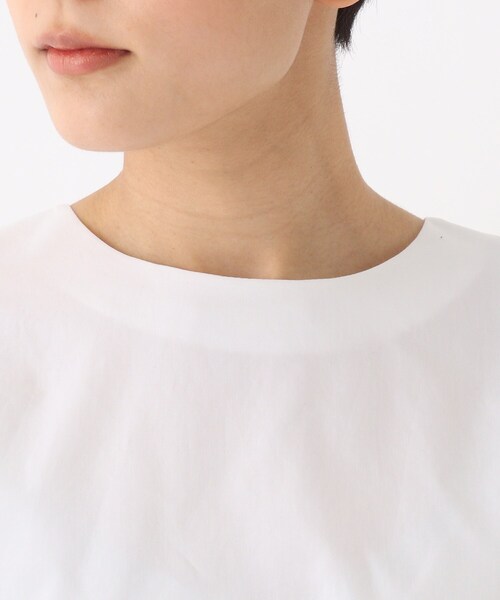 OPAQUE.CLIP（オペークドットクリップ）の「◆【大草直子さんコラボ】コットンタイプライターブラウス（シャツ/ブラウス・レディース・ピンク系/ブラック/ホワイト系/ベージュ・42/36/38/40）」の9枚目の写真