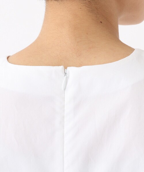 OPAQUE.CLIP（オペークドットクリップ）の「◆【大草直子さんコラボ】コットンタイプライターブラウス（シャツ/ブラウス・レディース・ピンク系/ブラック/ホワイト系/ベージュ・42/36/38/40）」の10枚目の写真