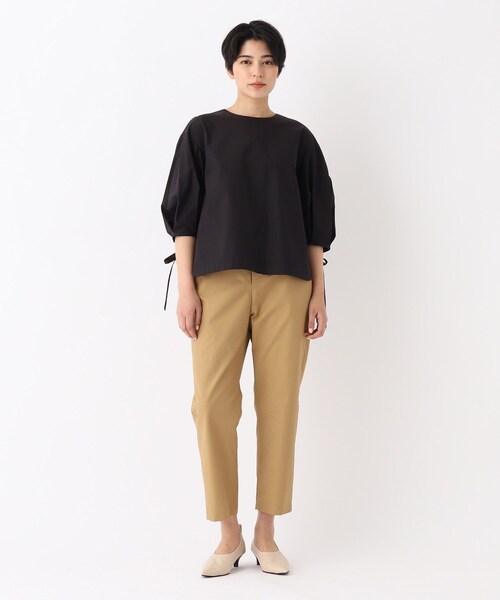 OPAQUE.CLIP（オペークドットクリップ）の「◆【大草直子さんコラボ】コットンタイプライターブラウス（シャツ/ブラウス・レディース・ピンク系/ブラック/ホワイト系/ベージュ・42/36/38/40）」の20枚目の写真