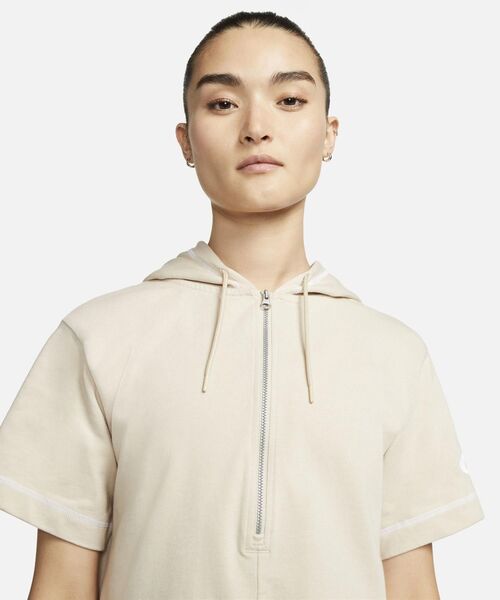 NIKE(ナイキ)の「ナイキ スポーツウェア アイコン クラッシュ ウィメンズ フーデッド ロンパー / Nike Sportswear Icon Clash Women's Hooded Romper(つなぎ/オールインワン・レディース・ブラウン系その他2/ブルー系その他2・S/M/L/2XL/XL/XS)」の4枚目の写真