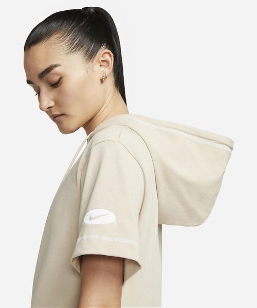 NIKE(ナイキ)の「ナイキ スポーツウェア アイコン クラッシュ ウィメンズ フーデッド ロンパー / Nike Sportswear Icon Clash Women's Hooded Romper(つなぎ/オールインワン・レディース・ブラウン系その他2/ブルー系その他2・S/M/L/2XL/XL/XS)」の5枚目の写真