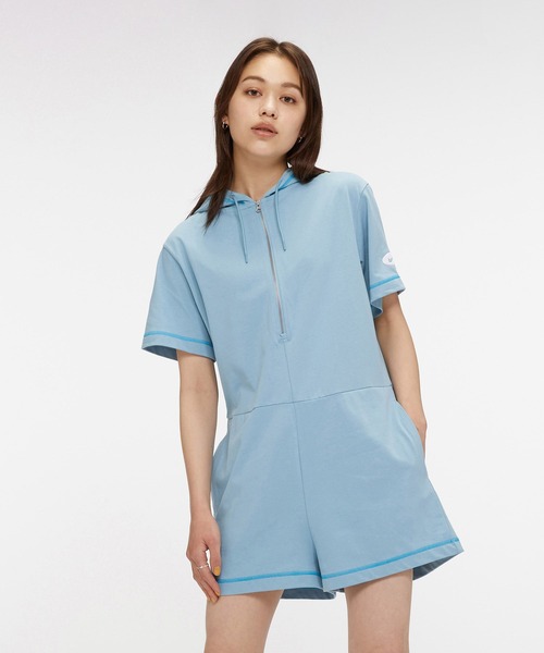 NIKE(ナイキ)の「ナイキ スポーツウェア アイコン クラッシュ ウィメンズ フーデッド ロンパー / Nike Sportswear Icon Clash Women's Hooded Romper(つなぎ/オールインワン・レディース・ブラウン系その他2/ブルー系その他2・S/M/L/2XL/XL/XS)」の15枚目の写真
