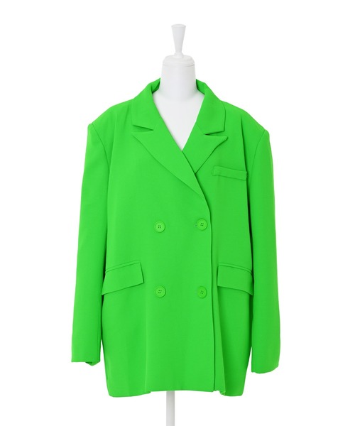 Narcissus(ナルシス)の「【Narcissus】オーバーカットジャケット(テーラードジャケット・レディース・ホワイト/グリーン・FREE)」の13枚目の写真