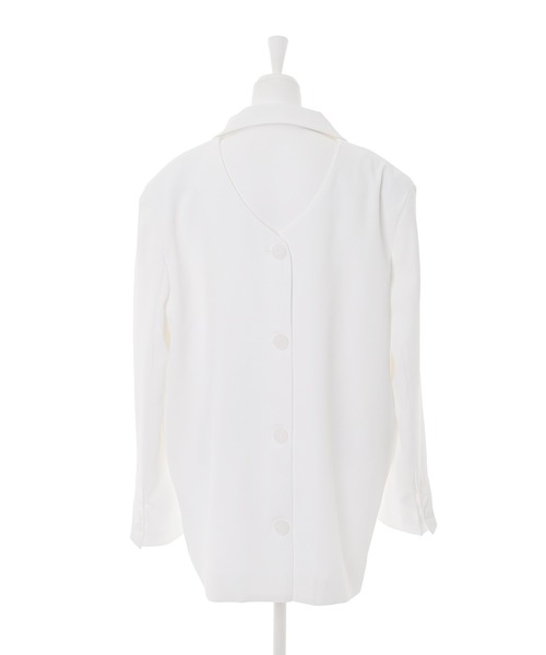 Narcissus(ナルシス)の「【Narcissus】オーバーカットジャケット(テーラードジャケット・レディース・ホワイト/グリーン・FREE)」の11枚目の写真