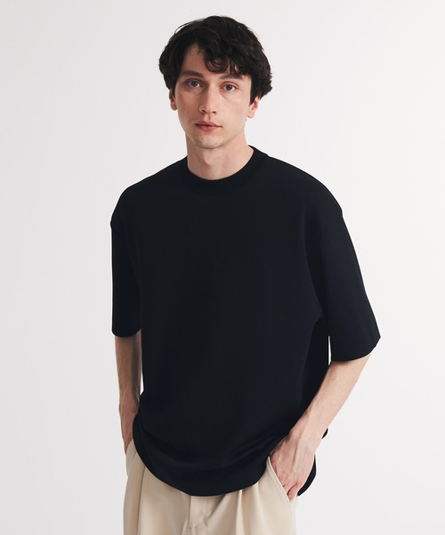 UNITED TOKYO（ユナイテッドトウキョウ）の「18Gミラノリブサマーニット（ニット/セーター・メンズ・ブラック/ブルー/ベージュ/ホワイト/ピンク・1/2/3）」の6枚目の写真