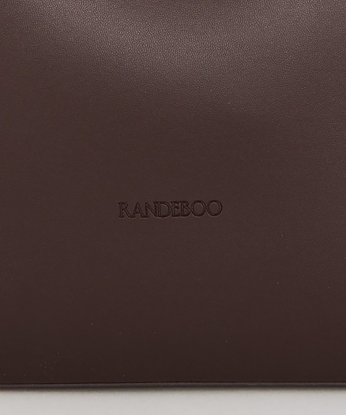 RANDEBOO(ランデブー)の「Minimal boston bag(ショルダーバッグ・レディース・ブラック/ダークブラウン/グリーン系その他/アイボリー・FREE)」の12枚目の写真