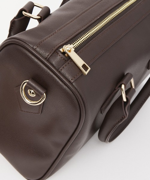 【新品タグ付】RANDEBOO  Minimal boston bag　ブラウン 新品タグ付】RANDEBOO Minimal boston bag ブラウン