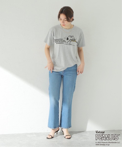 Champion（チャンピオン）の「【Champion/チャンピオン】77QS T-Shirt(BLACK) / Tシャツ（Tシャツ/カットソー・レディース・グレー・FREE）」の2枚目の写真