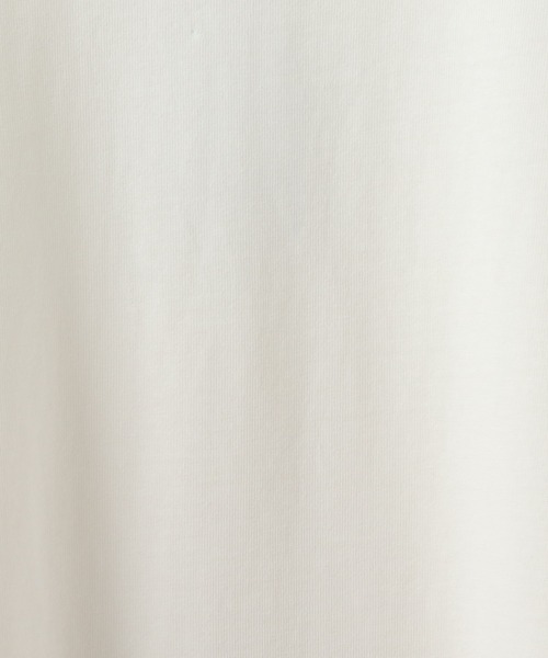 frames RAY CASSIN（フレームスレイカズン）の「WEB限定．フレンチスリーブモックネックTシャツ(無地/ボーダー)（Tシャツ/カットソー・レディース・ブラック/ベージュ/オフホワイト/ピンク/ネイビー/ネイビー系/ピンク系・FREE）」の11枚目の写真