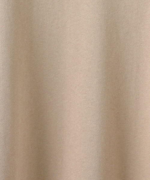 frames RAY CASSIN（フレームスレイカズン）の「WEB限定．フレンチスリーブモックネックTシャツ(無地/ボーダー)（Tシャツ/カットソー・レディース・ブラック/ベージュ/オフホワイト/ピンク/ネイビー/ネイビー系/ピンク系・FREE）」の13枚目の写真