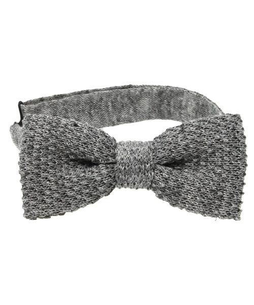 B:MING by BEAMS(ビーミングバイビームス)の「ビーミング by ビームス / ニットボウタイ(蝶ネクタイ・メンズ・グレー/ネイビー/ワイン/イエロー・ONE SIZE)」の2枚目の写真