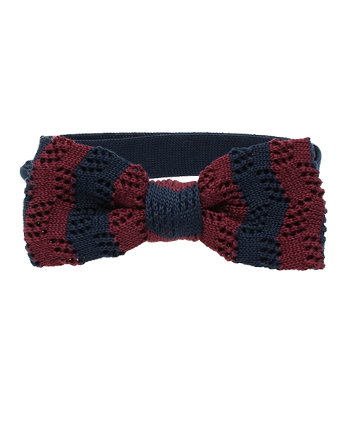 B:MING by BEAMS(ビーミングバイビームス)の「ビーミング by ビームス / ニットボウタイ(蝶ネクタイ・メンズ・グレー/ネイビー/ワイン/イエロー・ONE SIZE)」の4枚目の写真