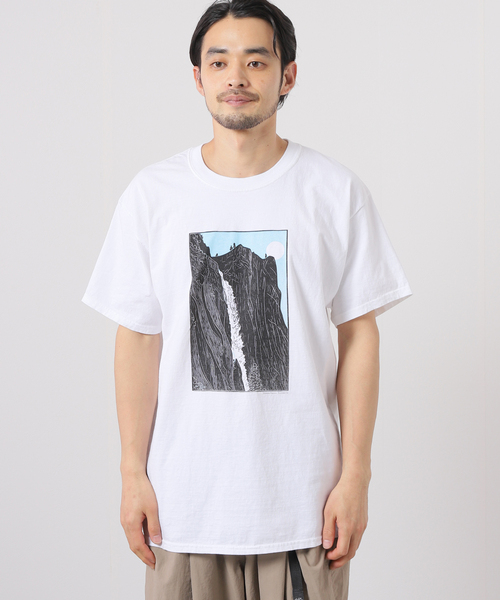 aton × graphpaper Tシャツ グラフペーパー×エイトンのユニセックスTシャツ、こだわり素材