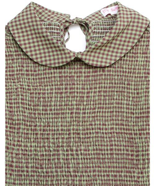 Little sunny bite（リトルサニーバイト）の「Check short blouse（シャツ/ブラウス・レディース・レッド/ピンク/ブルー/グリーン・FREE）」の13枚目の写真