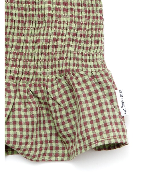 Little sunny bite（リトルサニーバイト）の「Check short blouse（シャツ/ブラウス・レディース・レッド/ピンク/ブルー/グリーン・FREE）」の16枚目の写真