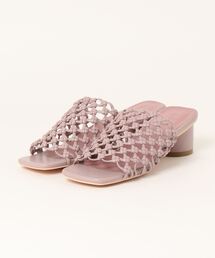 メッシュ編みサンダル