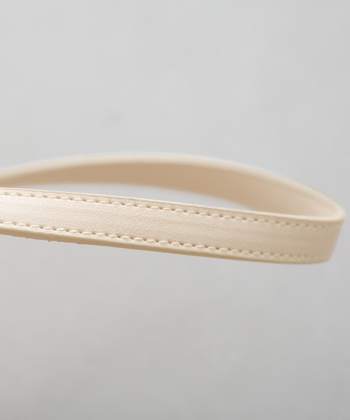 osharewalker（オシャレウォーカー）の「『編み柳巾着カゴバッグ』（かごバッグ・レディース・ブラック/アイボリー・FREE）」の15枚目の写真