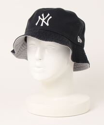 NEW ERA | 【NEW ERA/ニューエラ】 バケット01 ニューヨーク・ヤンキース ネイビー グレーアンダーバイザー(ハット)