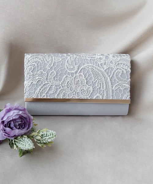 girl(ガール)の「ケミカルレースゴールドプレートクラッチパーティーバッグ 結婚式 パーティー お呼ばれ オケージョン(クラッチバッグ・レディース・ブラック/シルバー/ゴールド・FREE)」の1枚目の写真