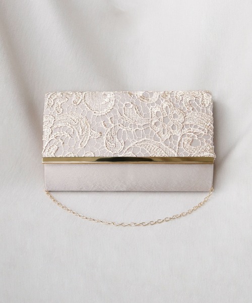 girl(ガール)の「ケミカルレースゴールドプレートクラッチパーティーバッグ 結婚式 パーティー お呼ばれ オケージョン(クラッチバッグ・レディース・ブラック/シルバー/ゴールド・FREE)」の6枚目の写真