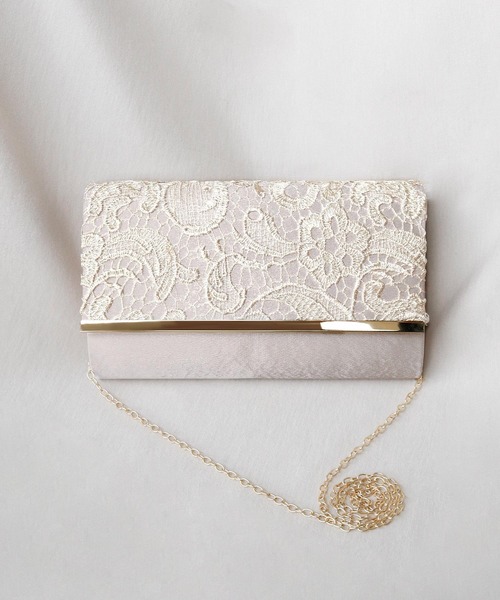 girl(ガール)の「ケミカルレースゴールドプレートクラッチパーティーバッグ 結婚式 パーティー お呼ばれ オケージョン(クラッチバッグ・レディース・ブラック/シルバー/ゴールド・FREE)」の7枚目の写真