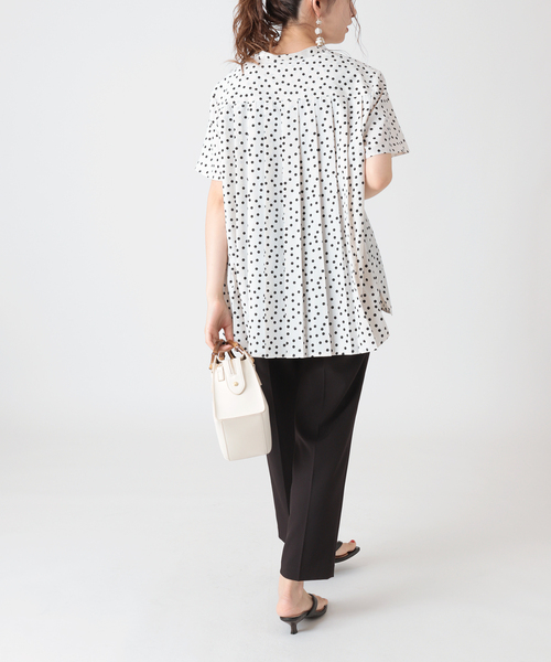 B.C STOCK（ベーセーストック）の「カラーテーパードパンツ（スラックス・レディース・グリーン/ホワイト/ベージュ/ブラック/ピンク・MEDIUM/SMALL）」の8枚目の写真