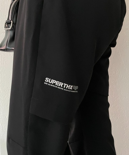 SUPERTHANKS（スーパーサンクス）の「【SUPERTHANKS / スーパーサンクス】VENTILATION JOG パンツ（スウェットパンツ・レディース・ブラック/クリーム・SMALL/X-SMALL）」の14枚目の写真