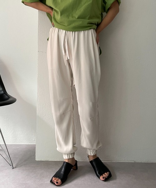 SUPERTHANKS（スーパーサンクス）の「【SUPERTHANKS / スーパーサンクス】VENTILATION JOG パンツ（スウェットパンツ・レディース・ブラック/クリーム・SMALL/X-SMALL）」の19枚目の写真