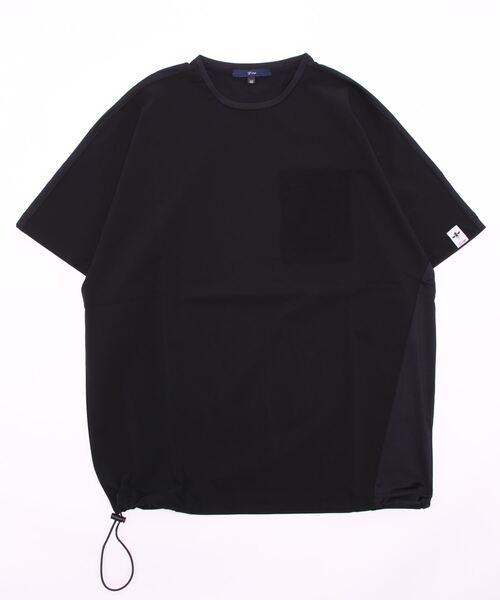 L.H.P Private Brand（エルエイチピープライベートブランド）の「＠ＳＯＬＯＴＥＸ　切り替えＴＥＥ（Tシャツ/カットソー・メンズ・ホワイト/ブラウン/ブラック・46/48/50）」の2枚目の写真