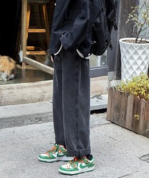 Anchor Smith | ルーズシルエット セミワイドクラッシュポケットペインターデニムパンツ(デニムパンツ)