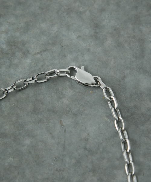 PUBLIC TOKYO（パブリックトウキョウ）の「コンビデザインネックレス（ネックレス・メンズ・グレー・FREE）」の3枚目の写真