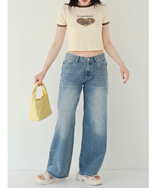 JUMELLE(ジュメロ)の「ローライズデニムパンツ(デニムパンツ・レディース・ブルー・SMALL/MEDIUM)」の13枚目の写真