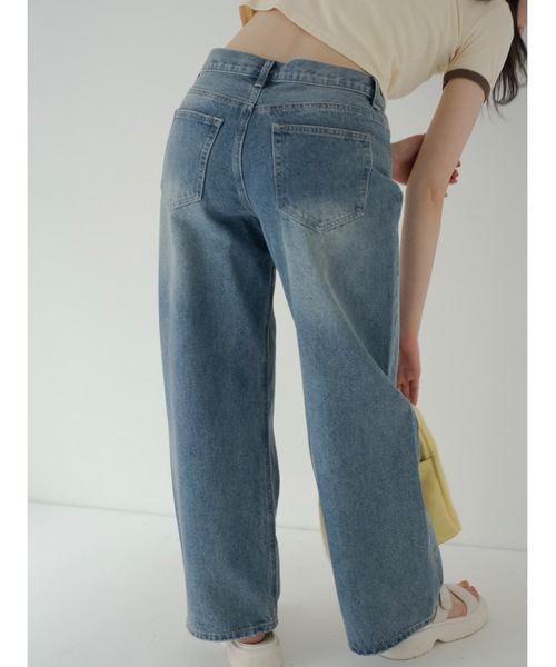 JUMELLE(ジュメロ)の「ローライズデニムパンツ(デニムパンツ・レディース・ブルー・SMALL/MEDIUM)」の11枚目の写真