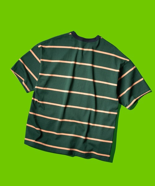 HUF（ハフ）の「DROP OUT STRIPE CREW / HUF カットソー Tシャツ
