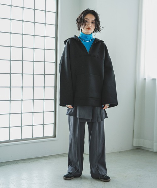 セール】ロングスリーブカラフルリブタートルニット（ニット/セーター